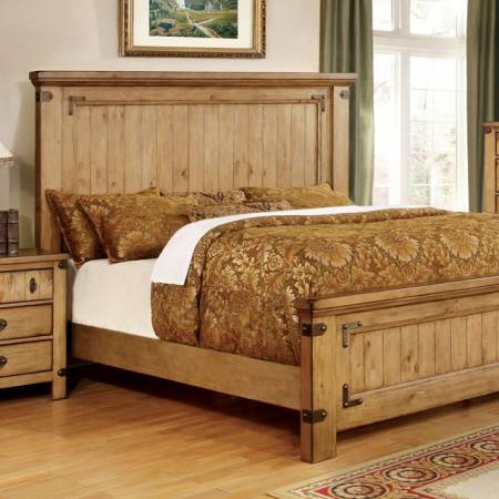 Pioneer California King Bed Burnished Pine